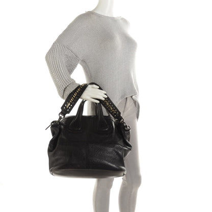 Givenchy Pebbled Calfskin Medium Corset Chain Nightingale Black 2 of 14