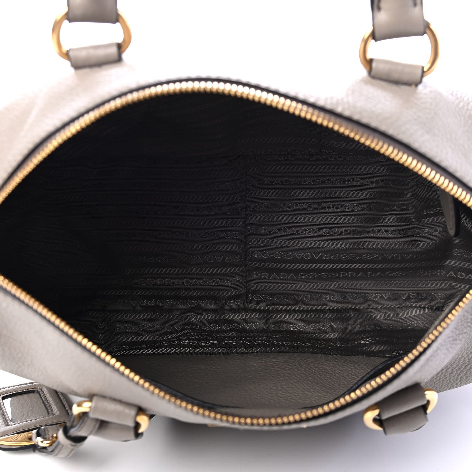 Prada Vitello Daino Satchel Argilla 5 of 9