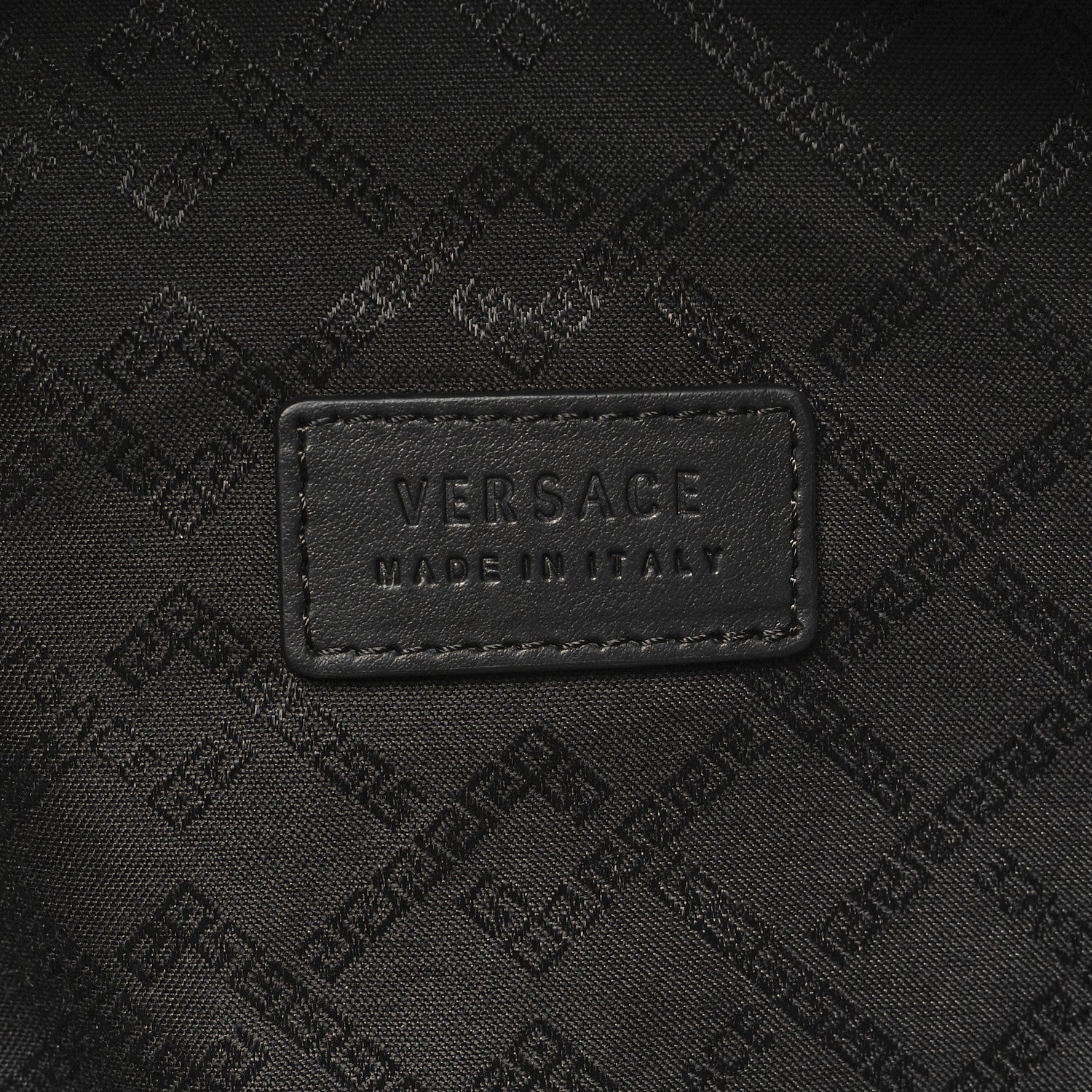 Versace Nylon Palazzo Medusa Backpack Black 6 of 9