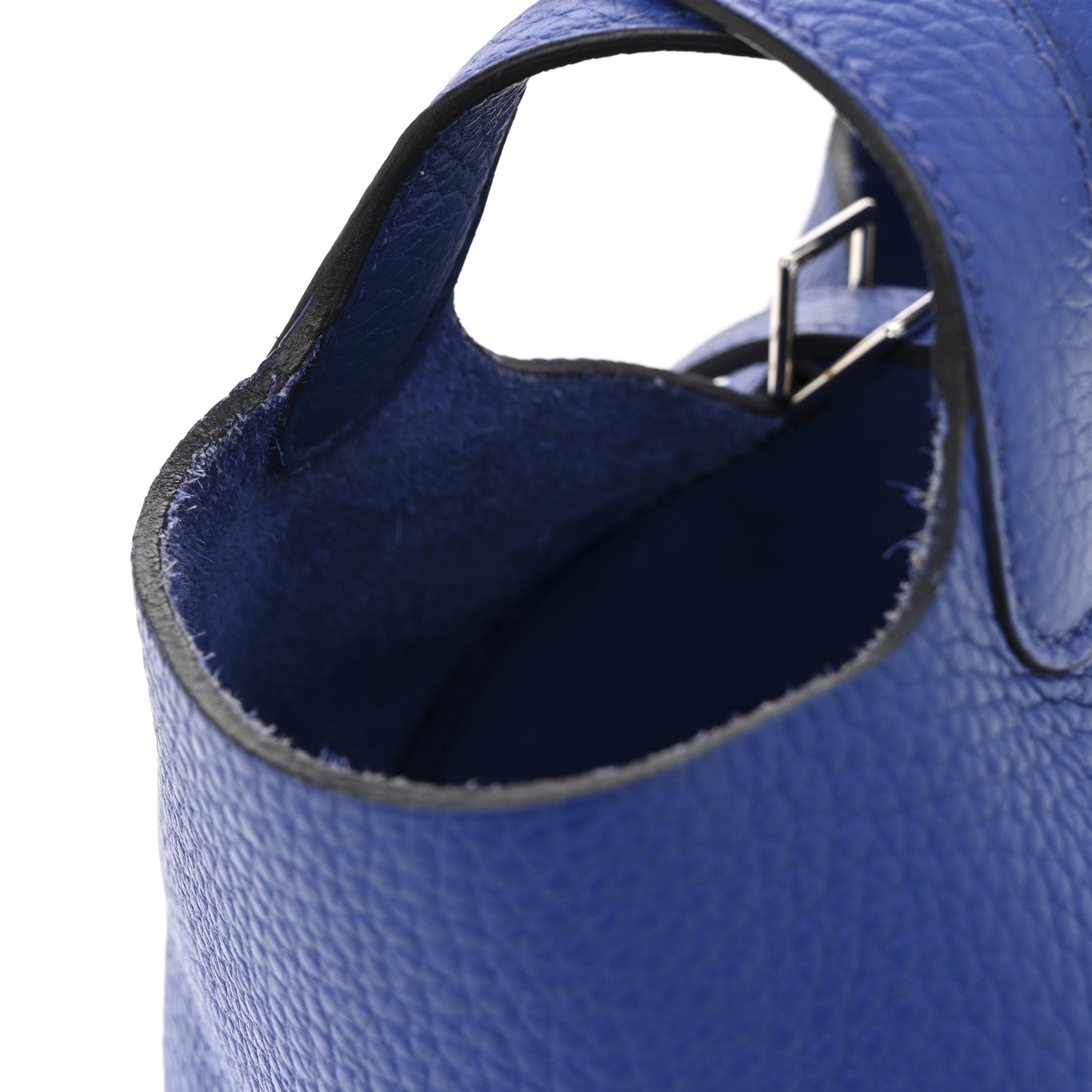 Hermes Taurillon Clemence Picotin Lock 18 PM Bleu Royal 11 of 12