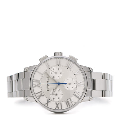 Tiffany Stainless Steel 36mm Atlas Dome Chronograph Quartz Watch 2 of 5