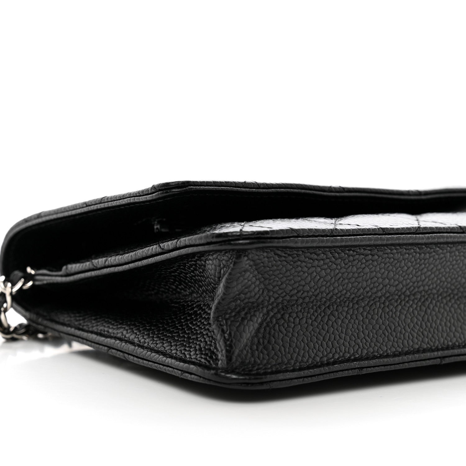 Chanel Caviar Quilted Wallet on Chain WOC Black 9 of 11