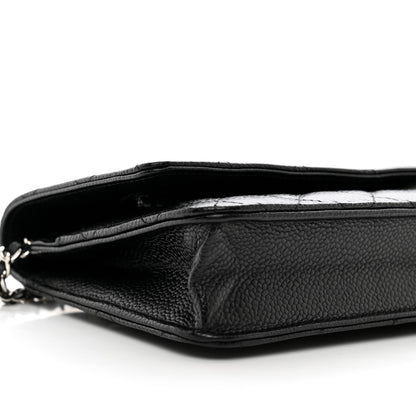 Chanel Caviar Quilted Wallet on Chain WOC Black 9 of 11