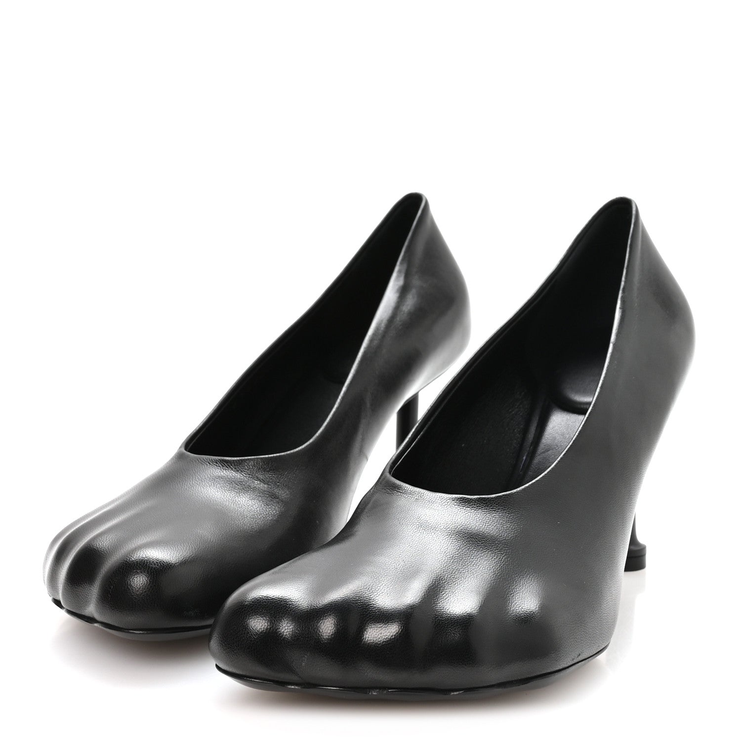 Balenciaga Soft Sheepskin Fetish Pump 38 Black 4 of 9