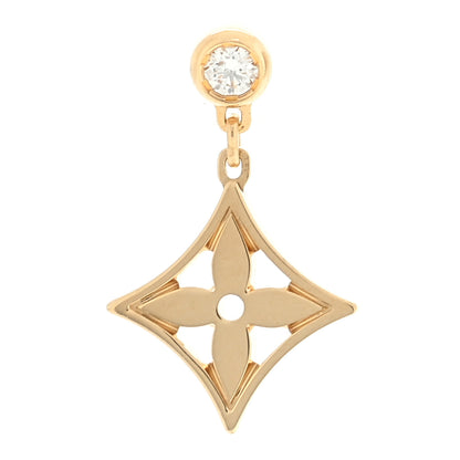Louis Vuitton 18K Yellow Gold Diamond Idylle Blossom Single Stud Earring 1 of 4