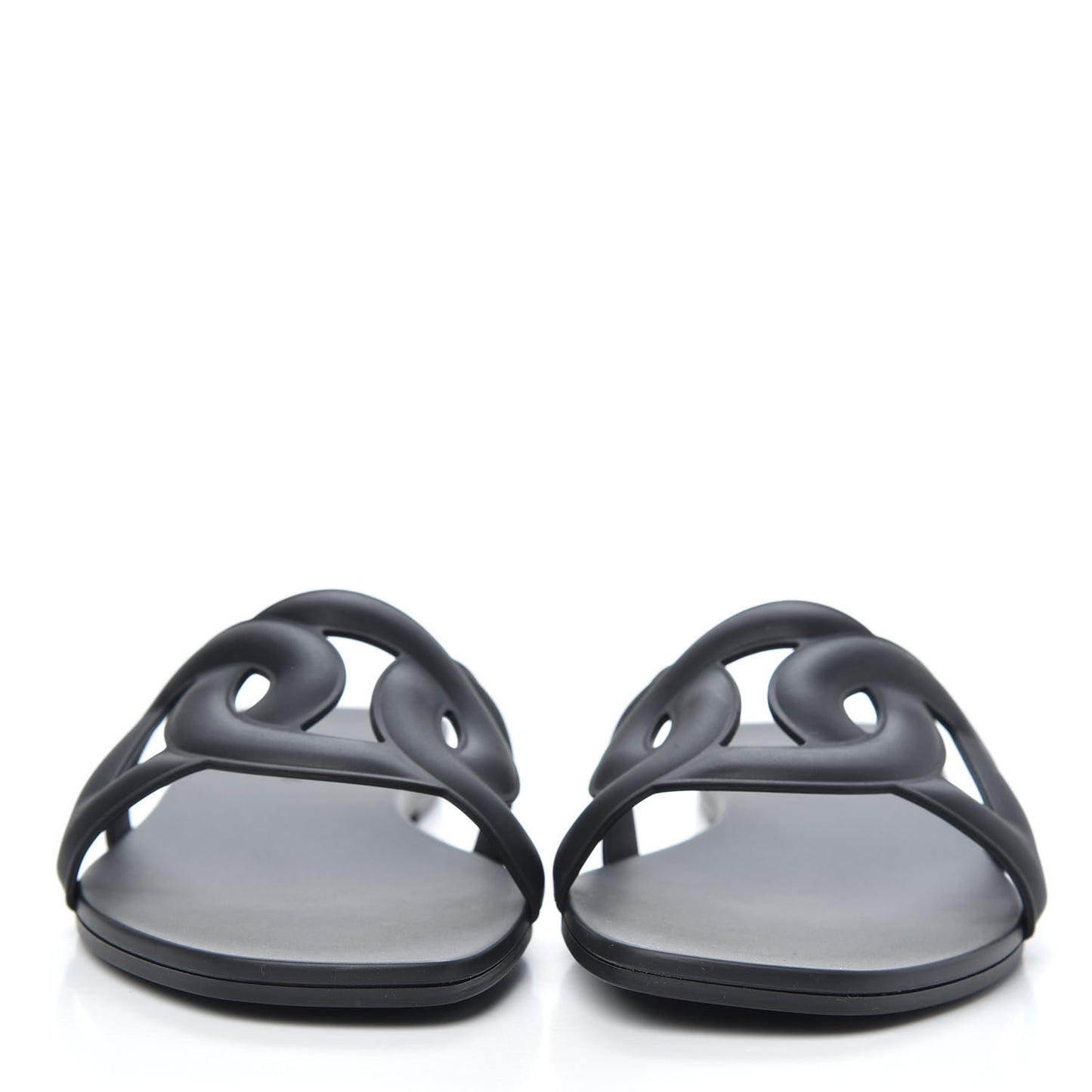 Rubber Aloha Sandals 39 Black