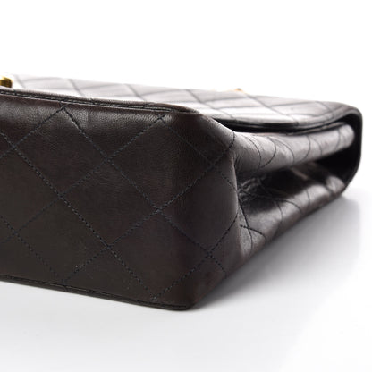 Chanel Lambskin Quilted XL Jumbo Single Flap Black 6 of 9