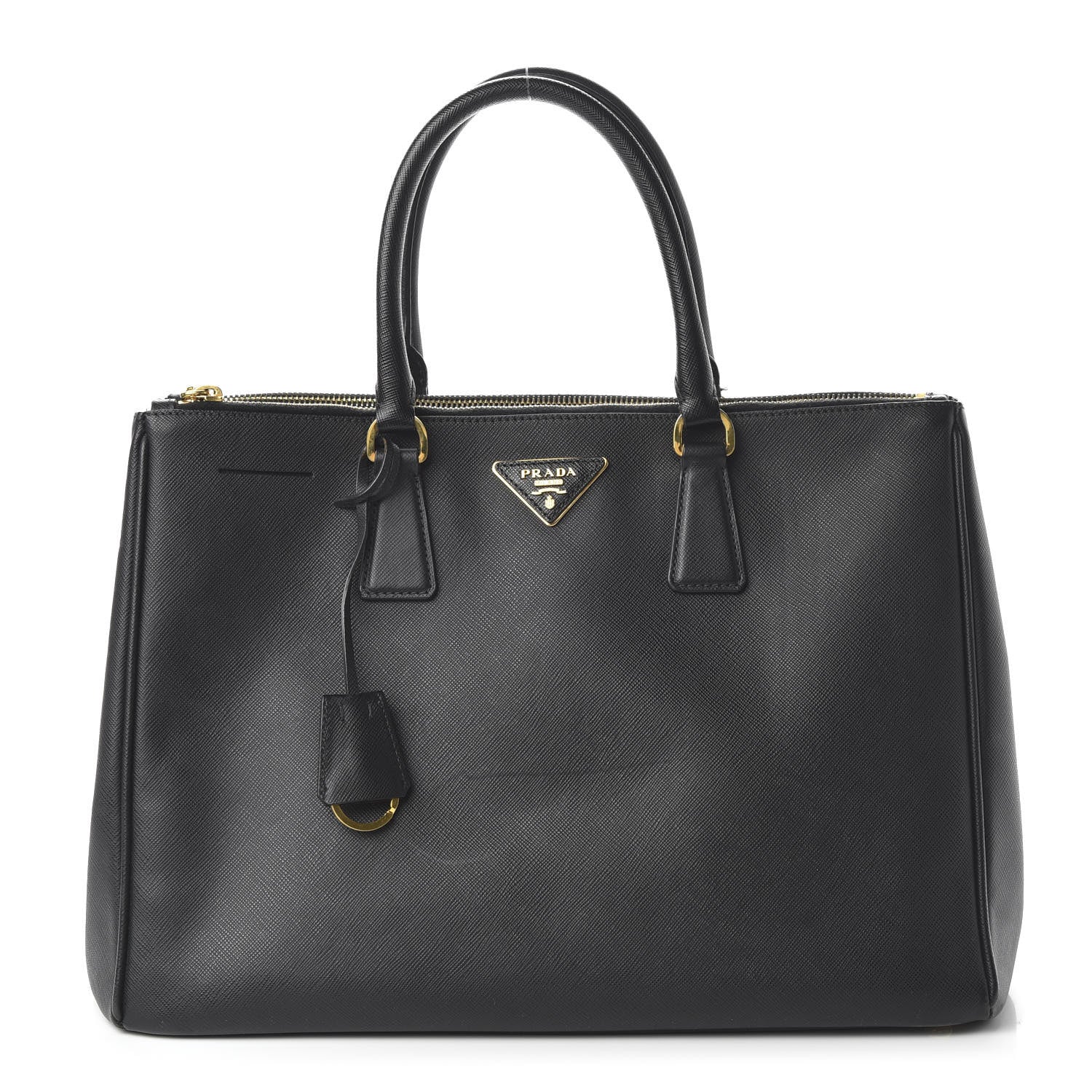 Prada Saffiano Large Galleria Double Zip Tote Black 1 of 9