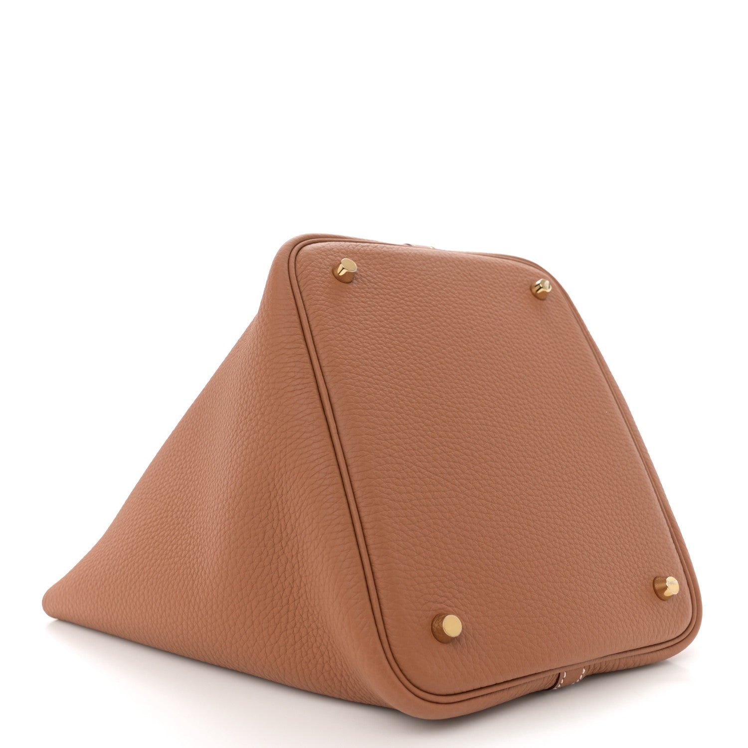 Hermes Taurillon Clemence Picotin Lock 22 MM Gold 4 of 11