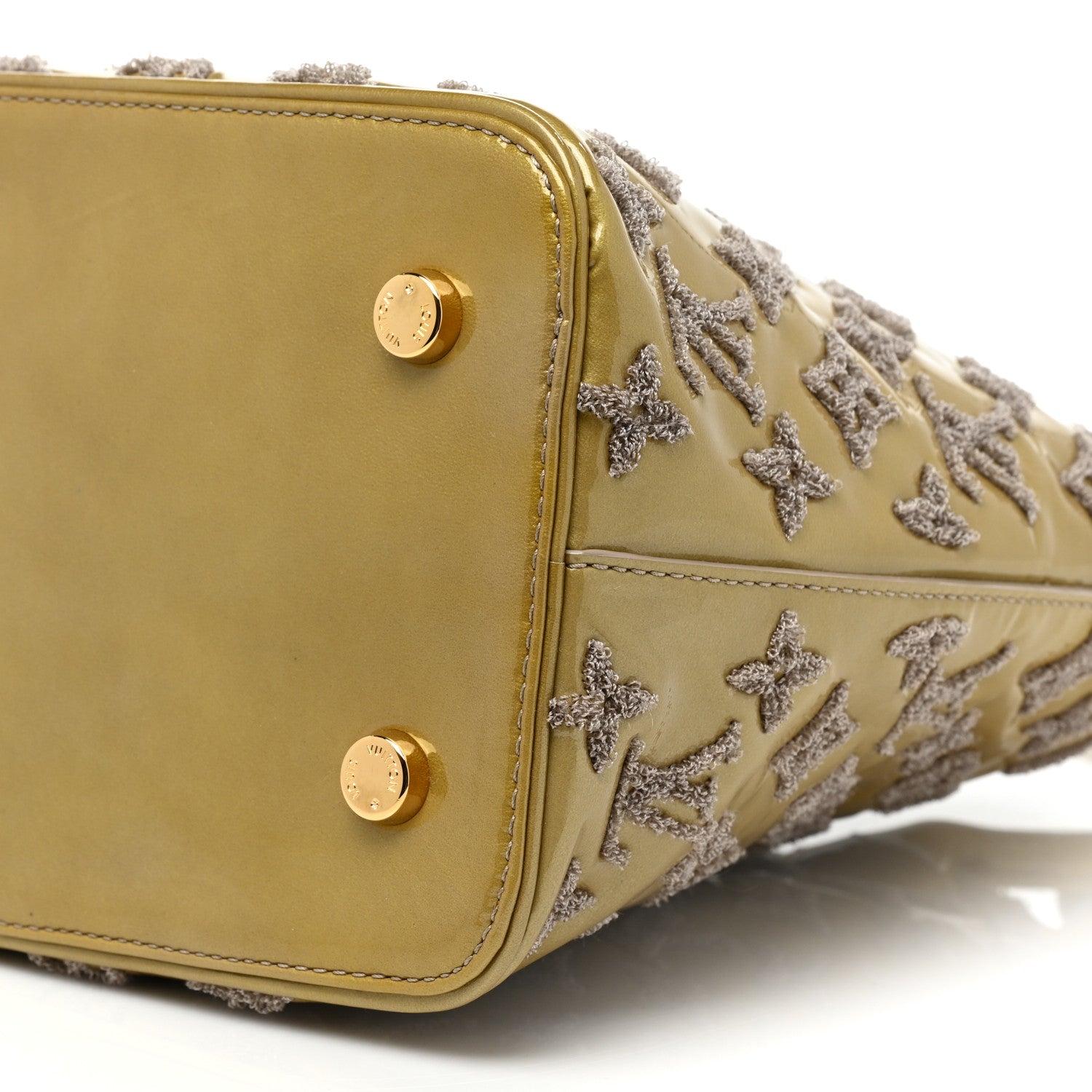Louis Vuitton Patent Lambskin Fascination Lockit Moutarde 7 of 13