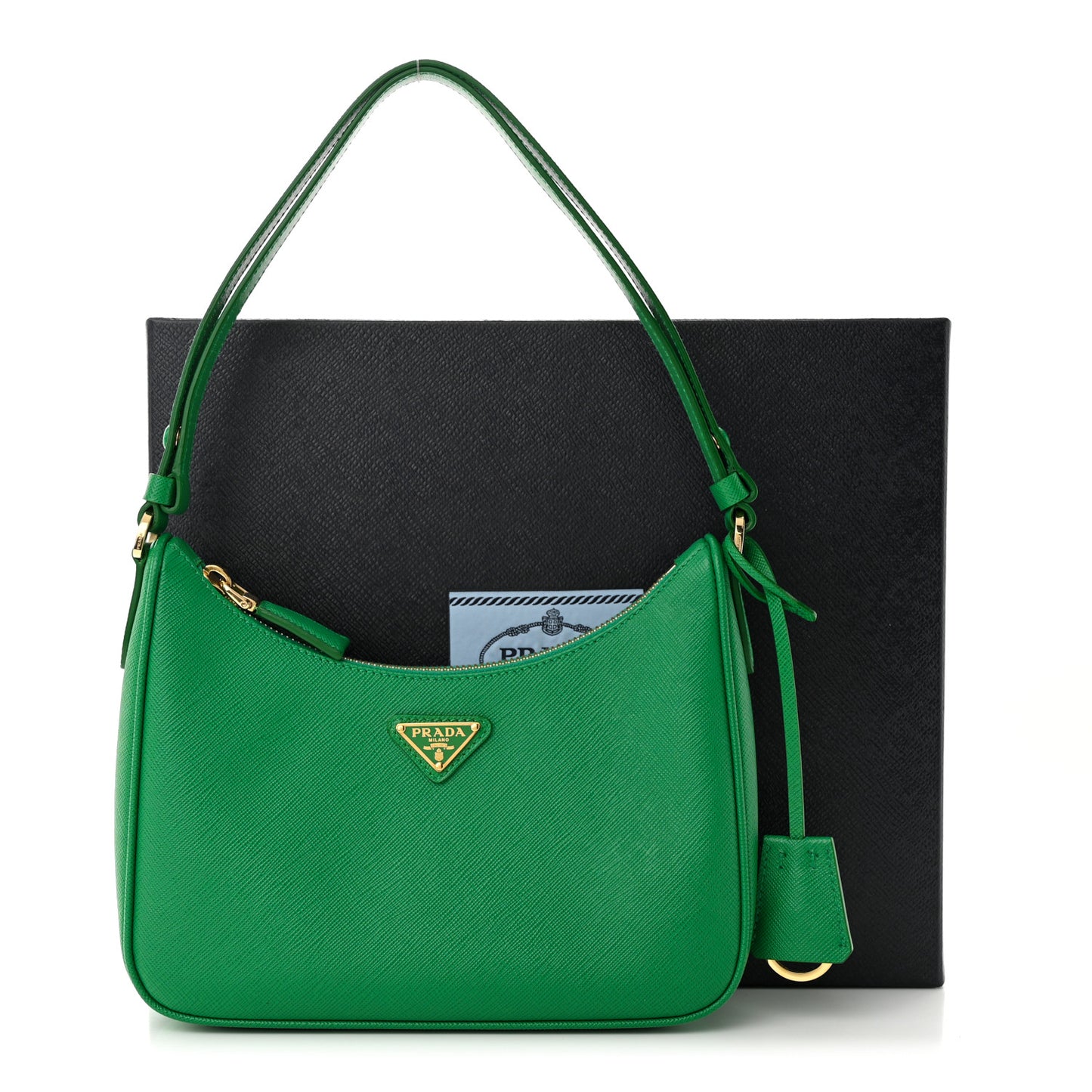 Saffiano Lux Mini Re-Edition Shoulder Bag Mango
