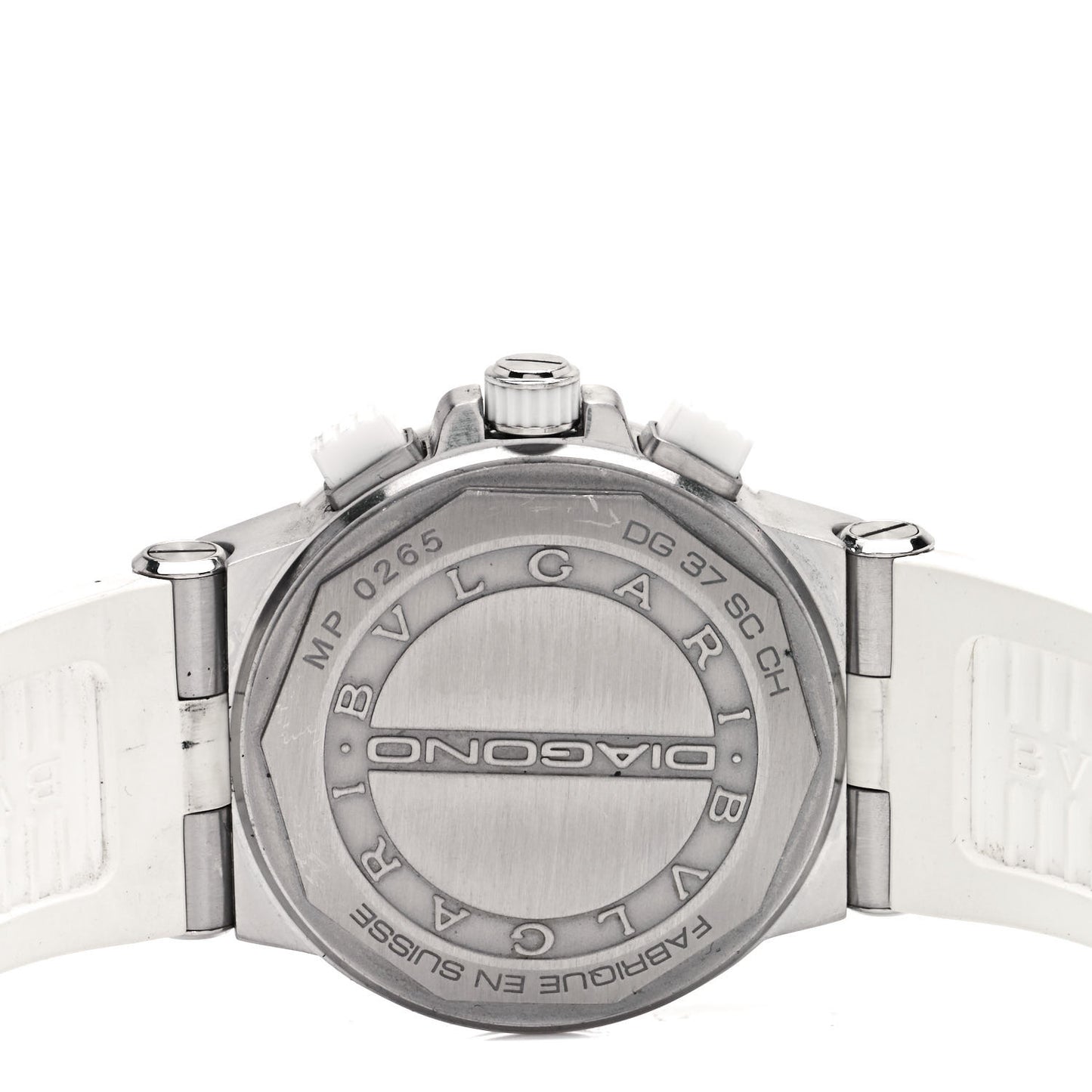 Stainless Steel Ceramic Rubber Diamond Mother of Pearl 37mm Diagono Chronograph Automatic Watch