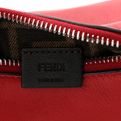 Fendi Vitello Grace New Matte Nano Fendigraphy Hobo Charm Scarlet Sage 6 of 10