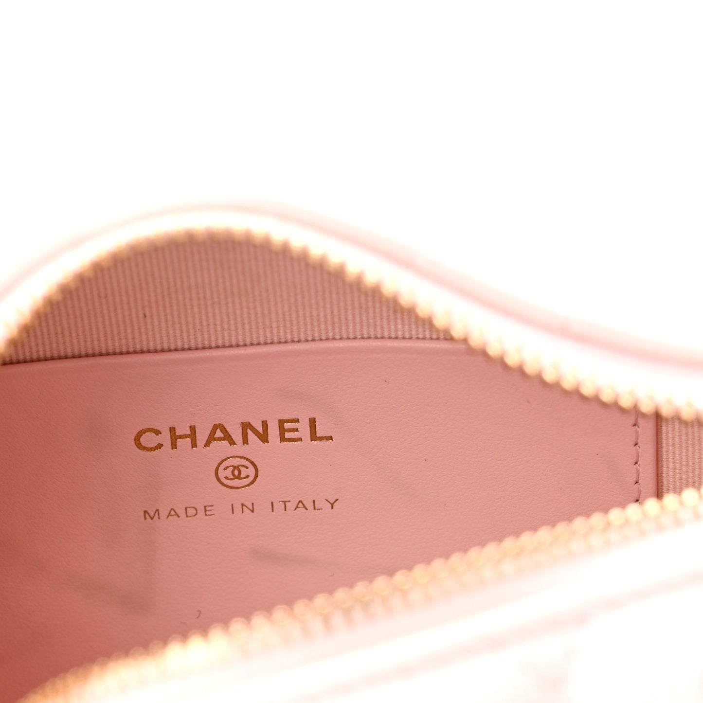 Caviar Quilted Hobo Clutch With Chain Light Pink