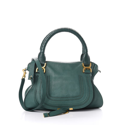 Chloe Calfskin Medium Marcie Satchel Emerald 1 of 10