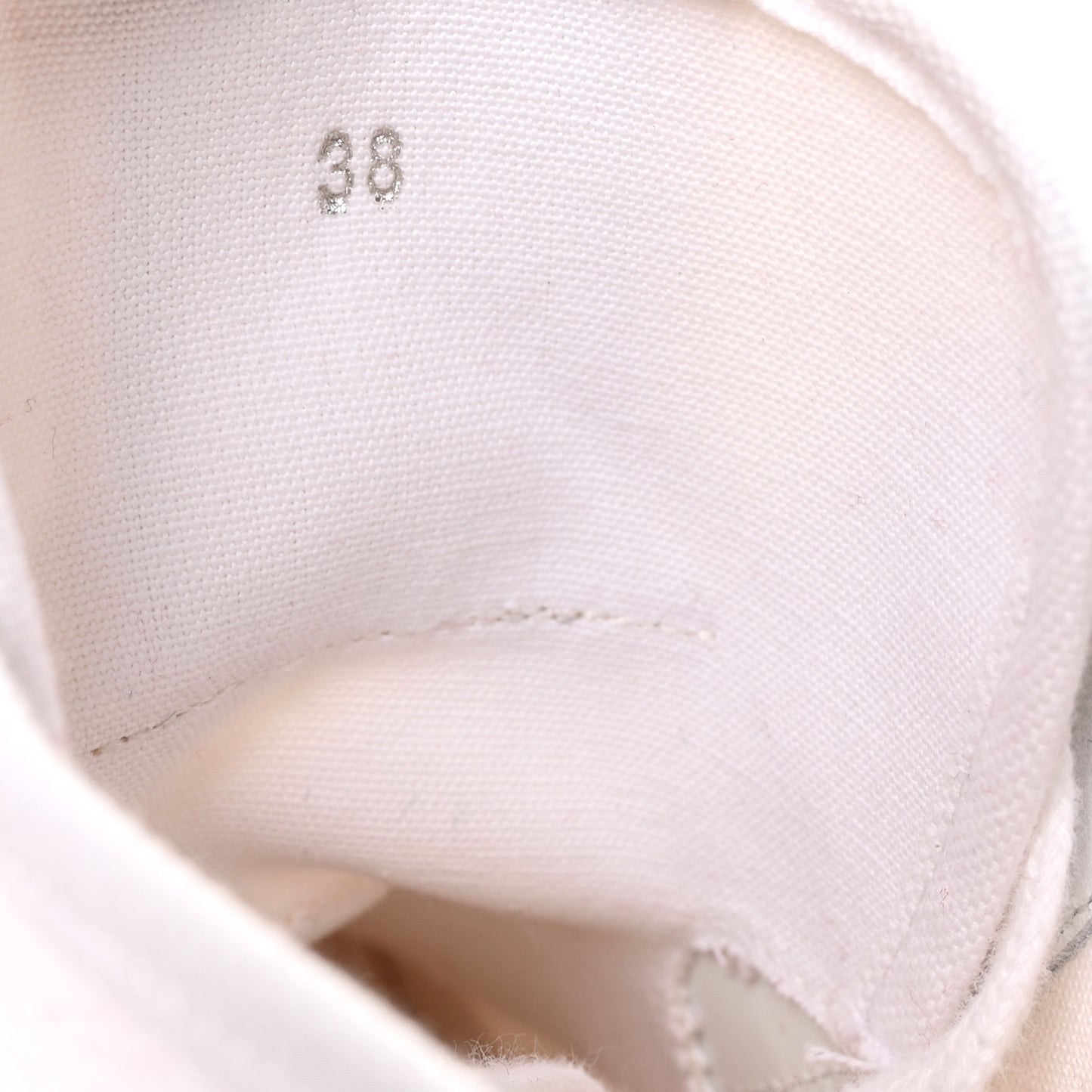 Olona Canvas Womens Pedro Flat Sneakers 38 White