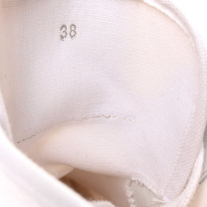 Christian Louboutin Olona Canvas Womens Pedro Flat Sneakers 38 White 8 of 8