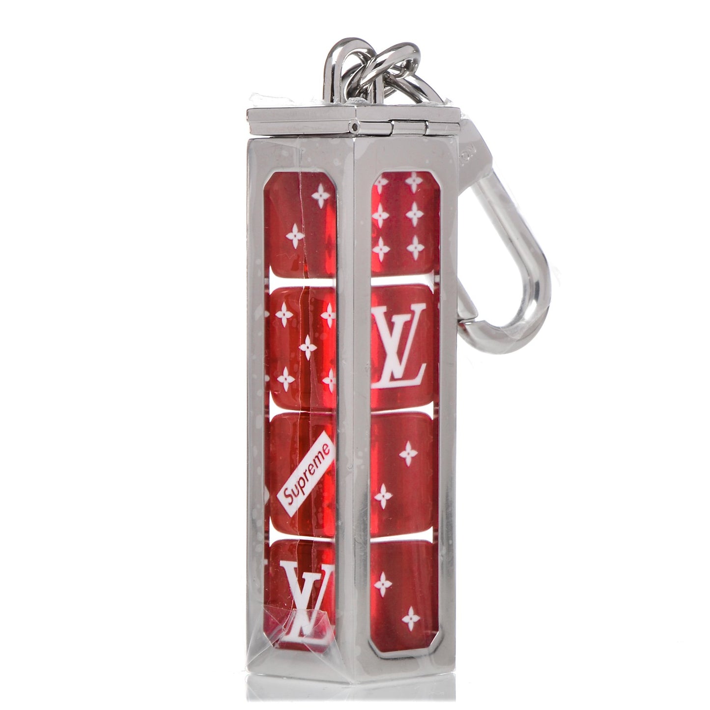 X SUPREME Dice Key Chain Bag Charm Red