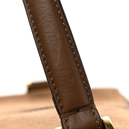 Fendi Vitello Pequin Magnetic Top Satchel Foresta 14 of 14