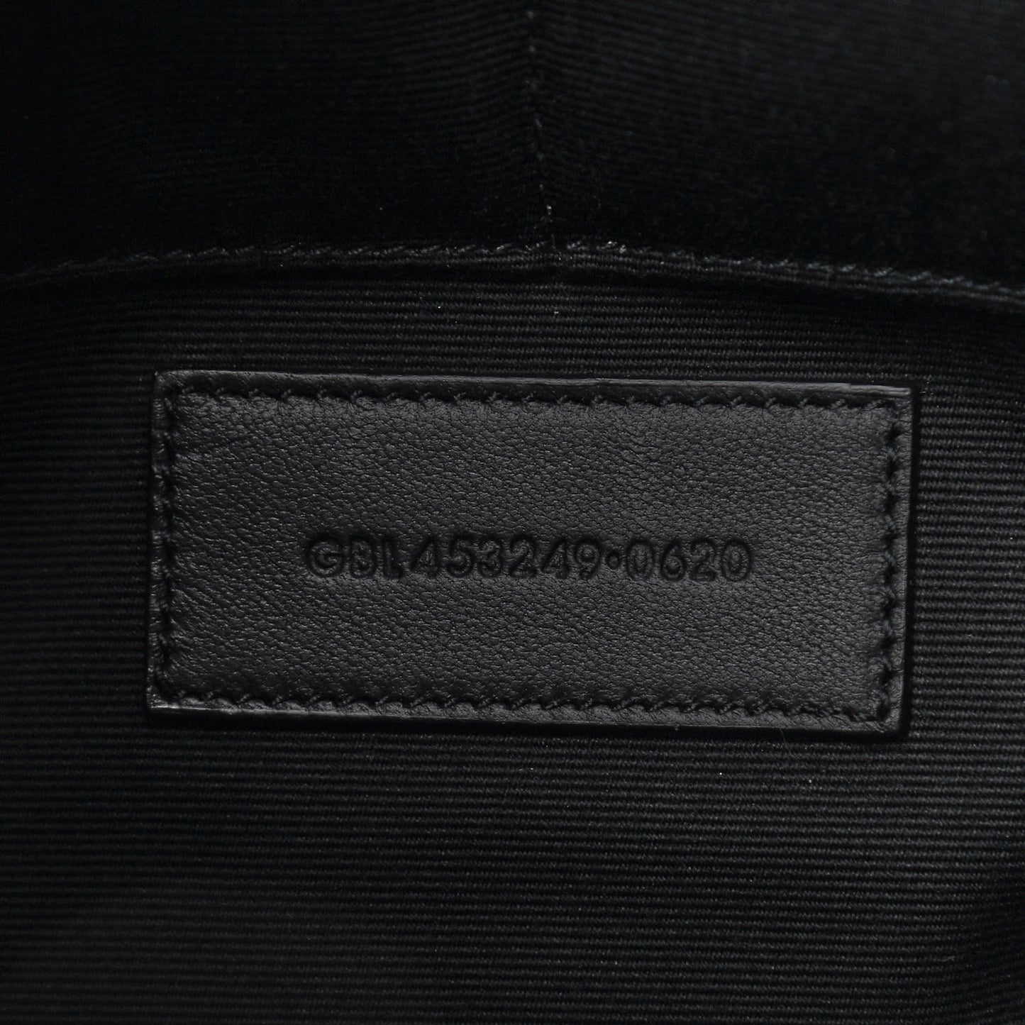 Calfskin Crocodile Embossed Tablet Pouch Black
