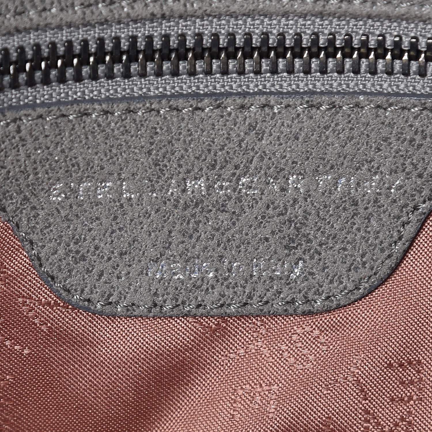 Stella McCartney Shaggy Deer Falabella Fold Over Tote Grey 6 of 7