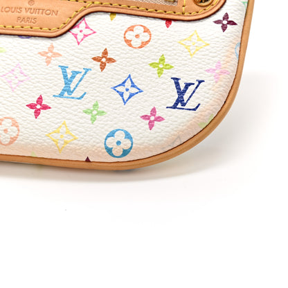 Louis Vuitton Monogram Multicolor Pochette Plate MM White 9 of 9