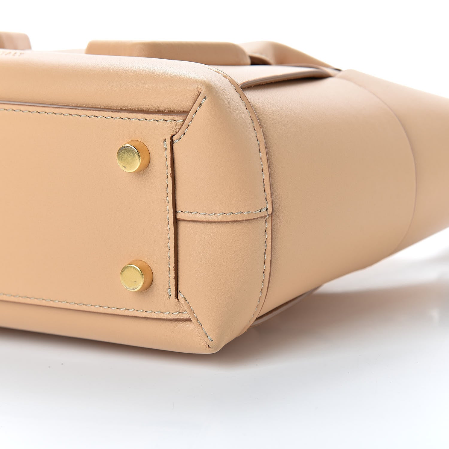 Bottega Veneta French Calfskin Maxi Intrecciato Mini Arco Nude 9 of 9