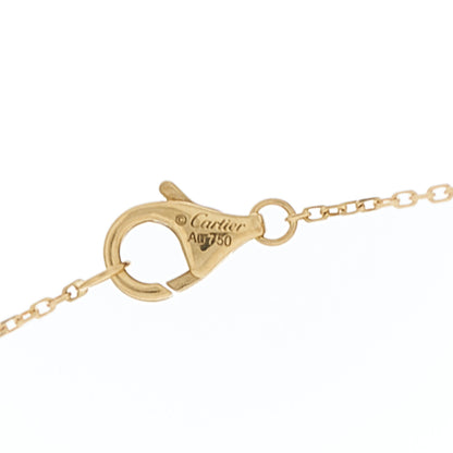 Cartier 18K Yellow Gold Diamond Mother of Pearl XS Amulette de Cartier Pendant Necklace 4 of 4