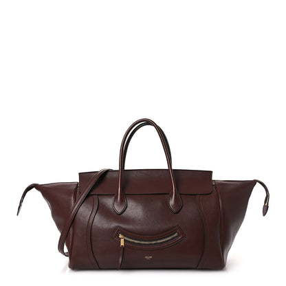 Celine Supple Shiny Lambskin Medium Smiling New Luggage Brick 1 of 10