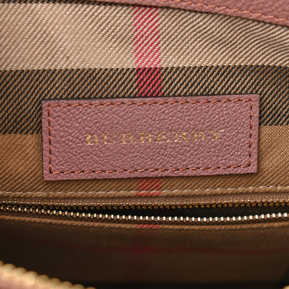 Burberry Soft Grain Calfskin House Check Small Helmsley Crossbody Dusty Pink 6 of 11