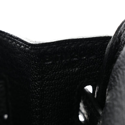 Hermes Togo Birkin 25 Black 7 of 11