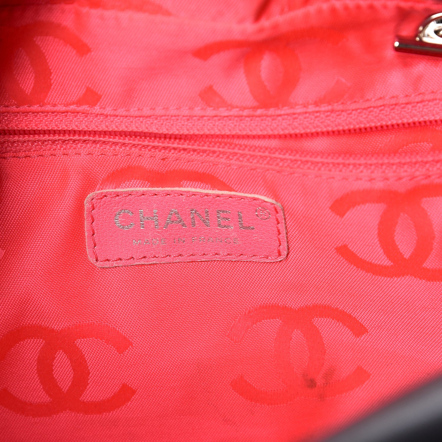 Chanel Calfskin Quilted Large Cambon Bowler Black 6 of 13