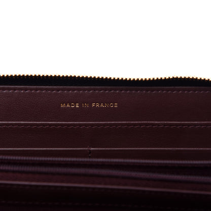 Chanel Caviar Quilted Large Gusset Zip Around Wallet Black 7 of 9