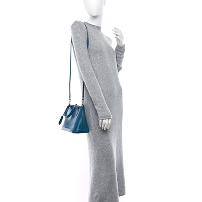 Louis Vuitton Epi Alma BB Cyan 2 of 8