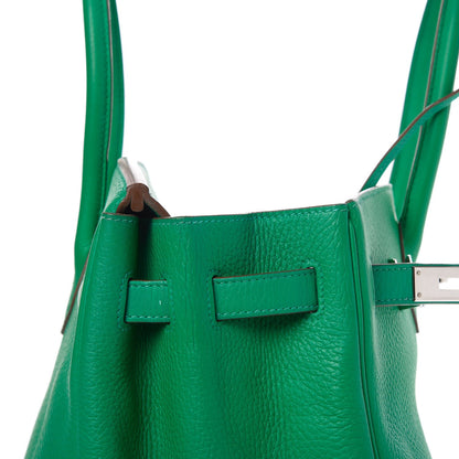 Hermes Taurillon Clemence Birkin 35 Menthe 11 of 36