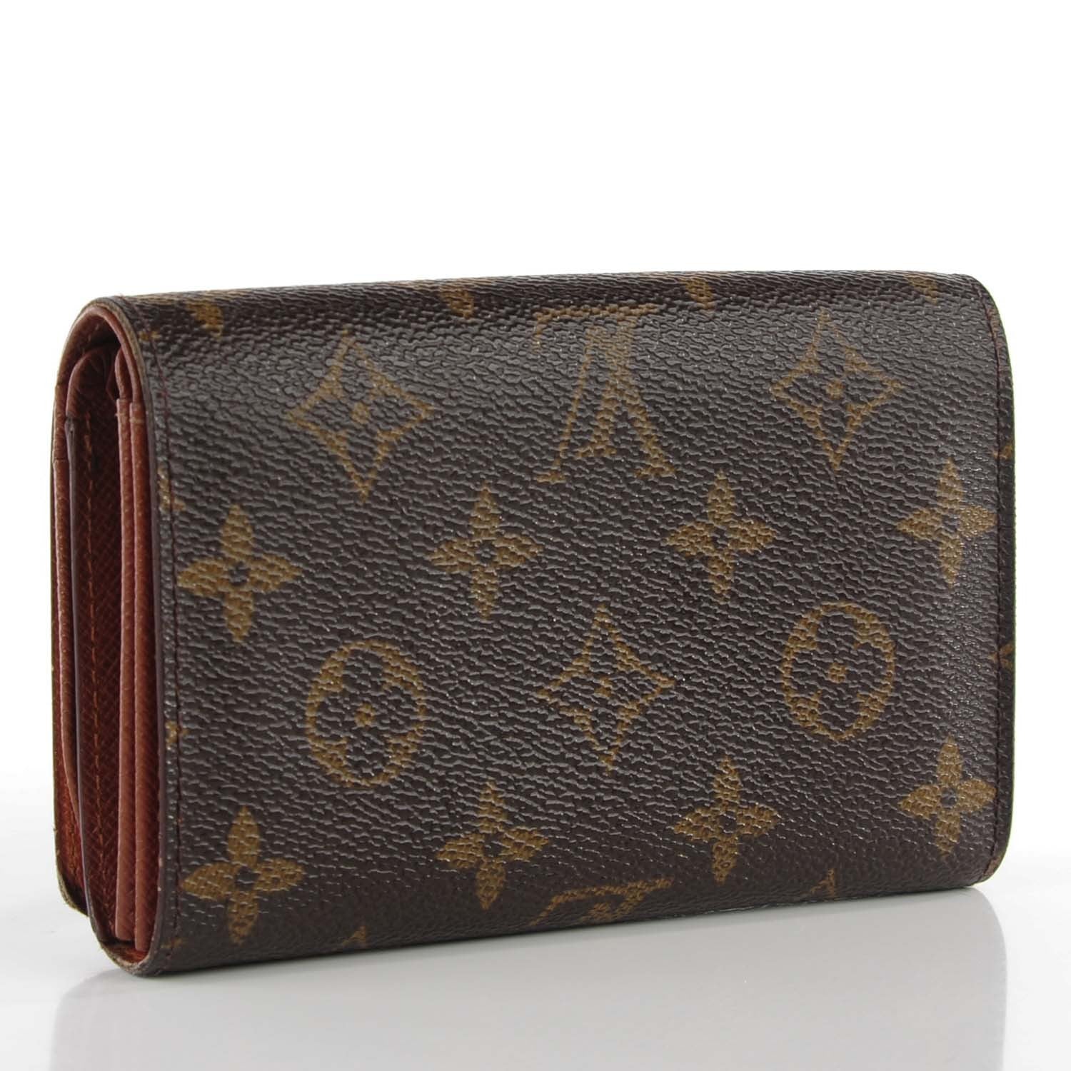 Louis Vuitton Monogram Porte-Monnaie Tresor Wallet 3 of 7