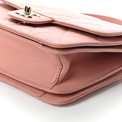 Chanel Calfskin Quilted Coco Lady Flap Dark Pink 9 of 9