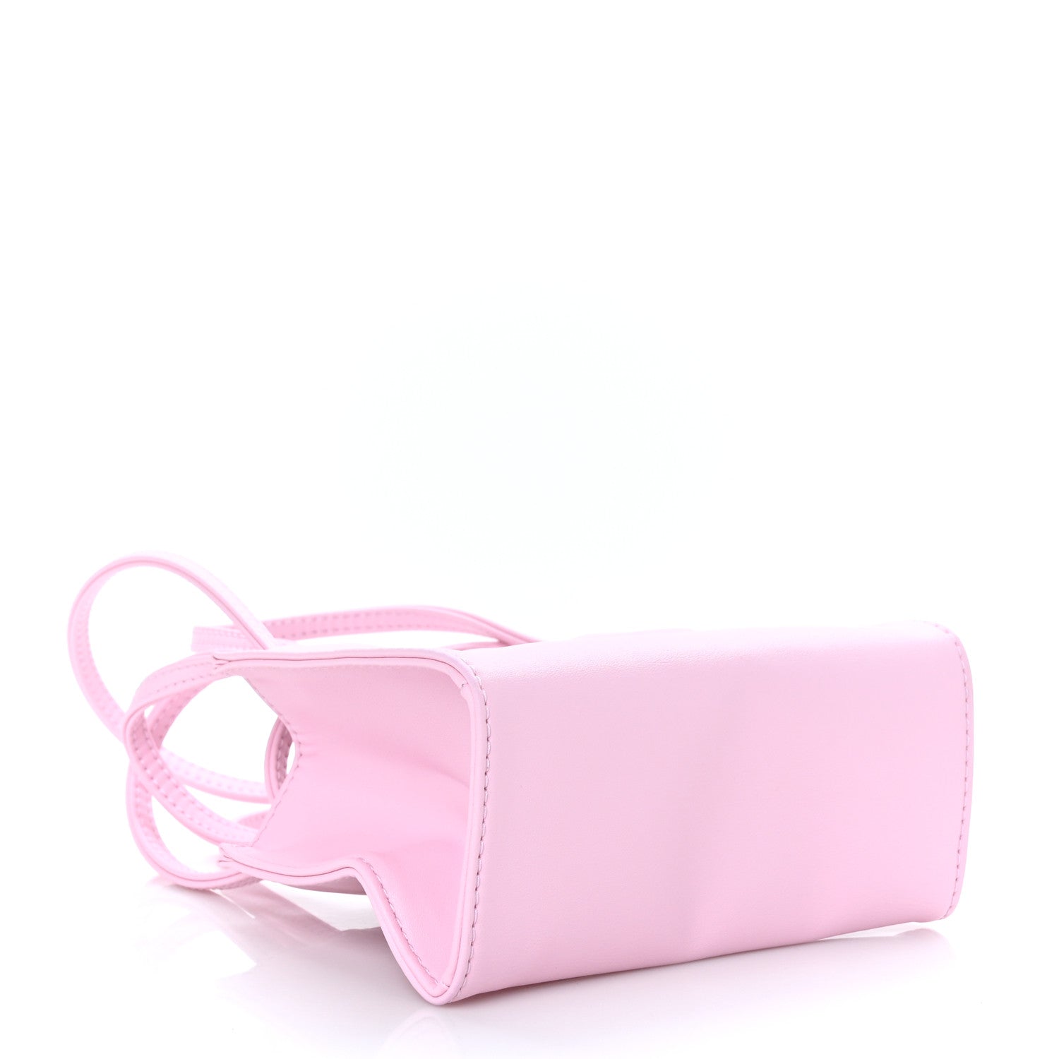 Telfar Vegan Leather Small Shopping Bag Bubblegum 4 of 9
