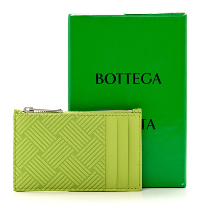 Bottega Veneta Nappa Embossed Intrecciato Zipped Card Case Kiwi 8 of 8