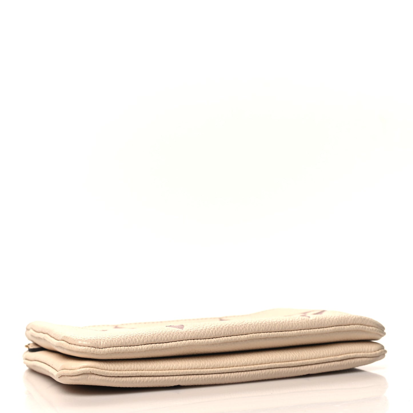 Empreinte Monogram Giant Double Zip Pochette Creme Bois de Rose