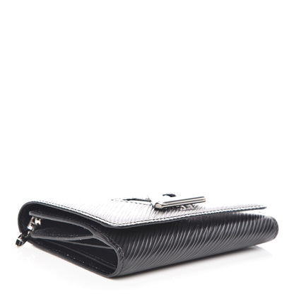 Louis Vuitton Epi Twist Compact Wallet Black 4 of 7