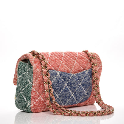 Chanel Jersey Quilted Medium Fabrics and Co Flap Multicolor 3 of 7