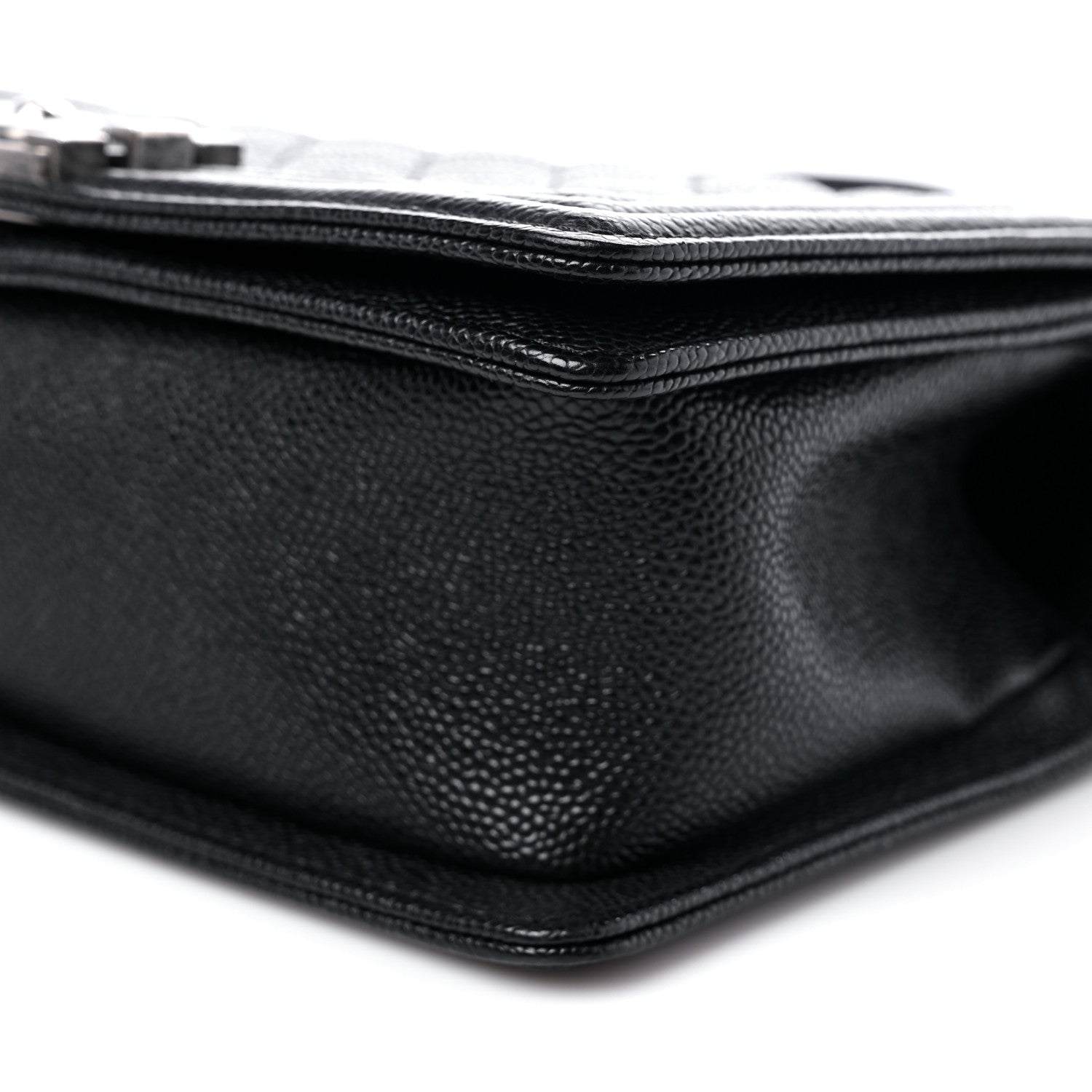 Chanel Caviar Quilted Medium Boy Flap Black 9 of 12