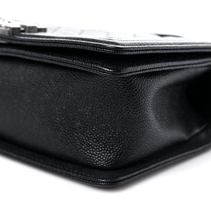 Chanel Caviar Quilted Medium Boy Flap Black 9 of 12