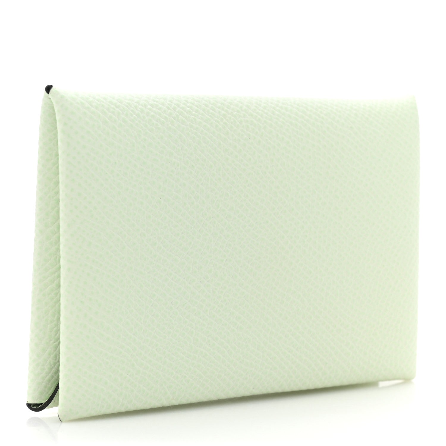 Hermes Epsom Calvi Card Case Vert Fizz 3 of 11