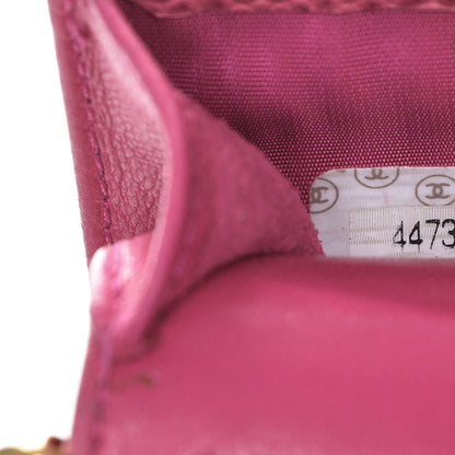 Chanel Caviar Cell Phone Crossbody Bag Pink 8 of 9