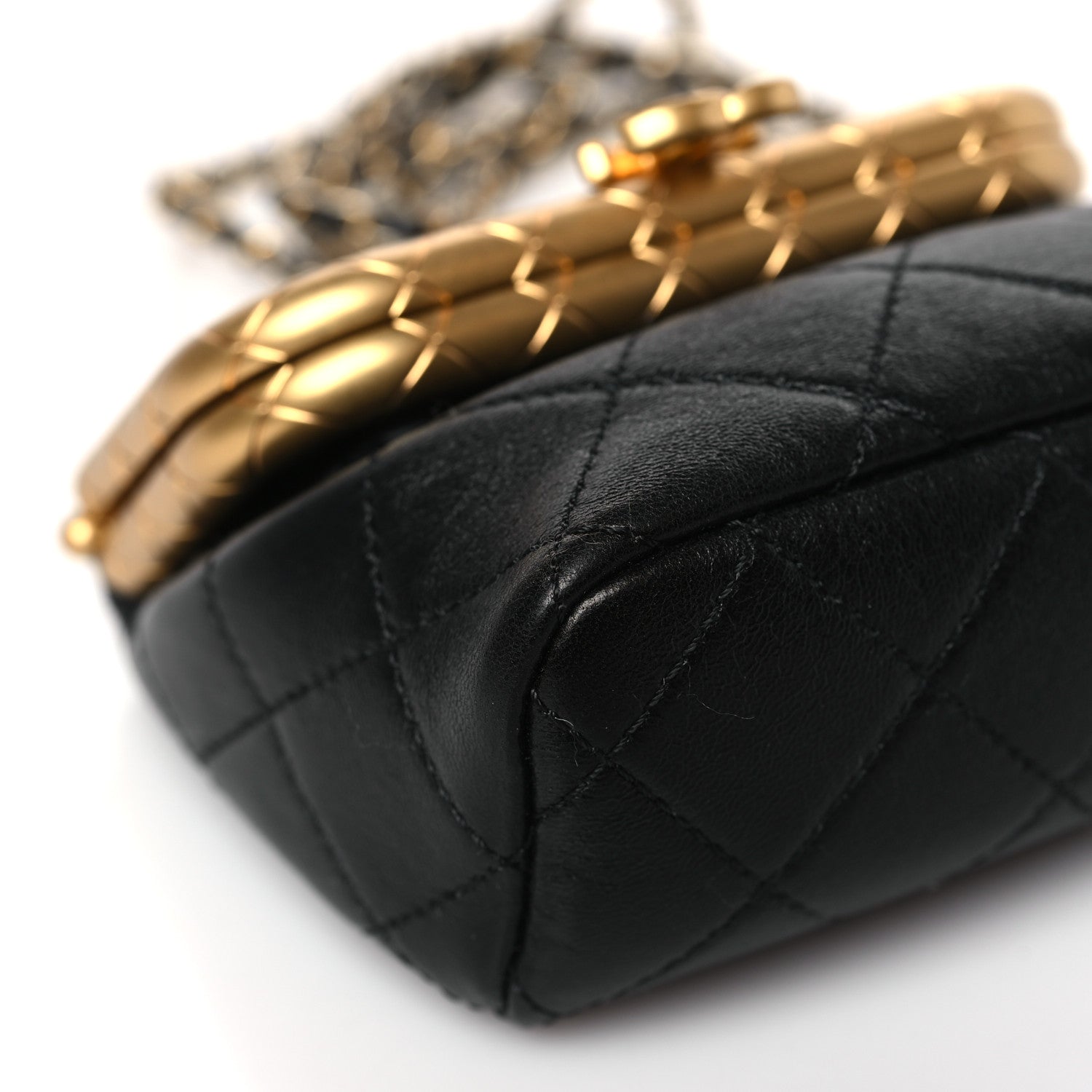 Chanel Lambskin Quilted Micro My Crush Bag Black 8 of 9