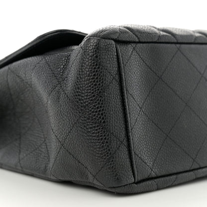 Chanel Caviar Quilted Maxi Single Flap Black 9 of 12