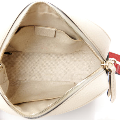 Gucci Dollar Calfskin Small Soho Disco Bag Blue Hibiscus Red Mystic White 5 of 11