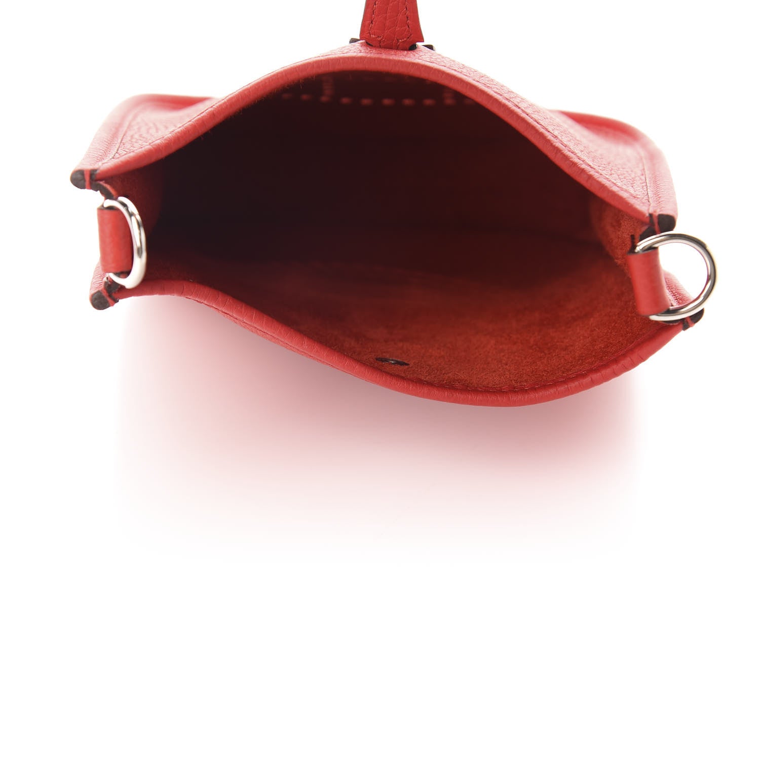 Hermes Taurillon Clemence Evelyne TPM Rouge de Coeur 5 of 11